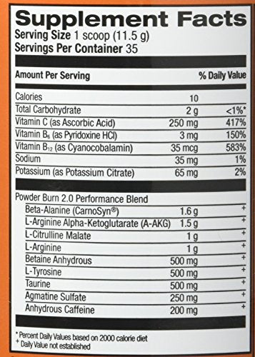 Rivalus Powder Burn - Watermelon Candy, 0.8 Pound - Intense Pre-Workout Energy Rivalus uk supplements