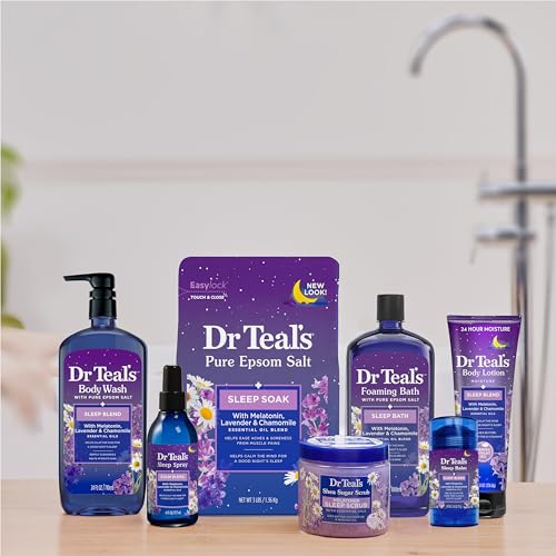 Dr Teal's Sleep Spray with Melatonin & Essential Oil Blend, 6 fl oz (Pack of 3) Dr Teal's uk supplements