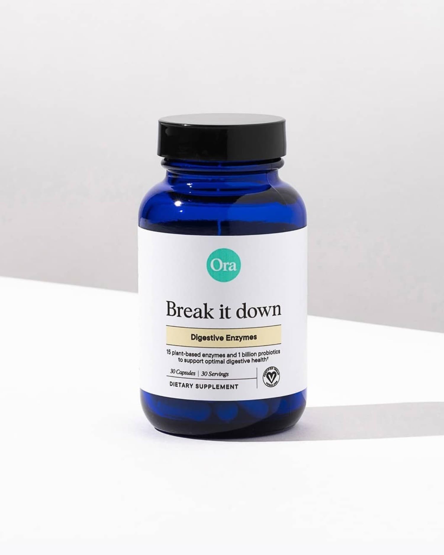 Ora Organic Multi-Enzyme Supplement - Vegan, Gluten Free Enzymes for Digestion with Probiotics for Gut Health, Bloating, Constipation and Gas Relief - 30 Easy to Swallow Capsules Ora Organic uk supplements