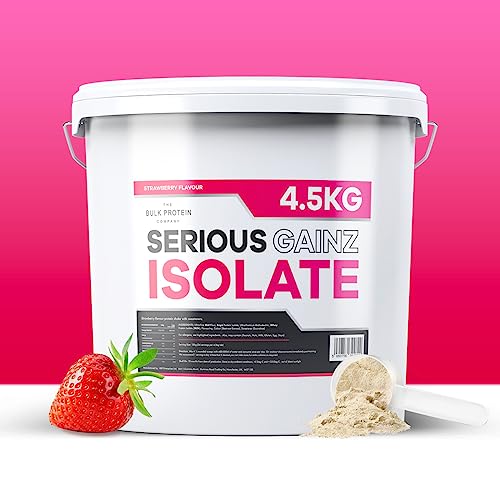 The Bulk Protein Company, Serious Gainz Isolate – 4.5kg – Whey Protein Powder The Bulk Protein Company uk supplements