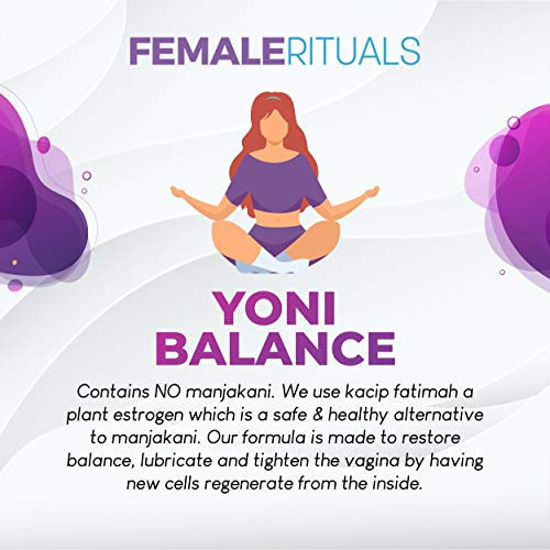 FEMALE RITUALS Yoni Balance Vaginal Tightening Pills 30 Pack - Vaginal Rejuvenation & Vagina Moisturizer FEMALE RITUALS uk supplements