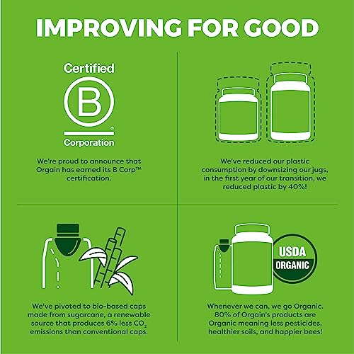 Orgain Organic Vegan Protein Powder, Vanilla Bean - 21g Plant Based Protein, Gluten Free Orgain uk supplements