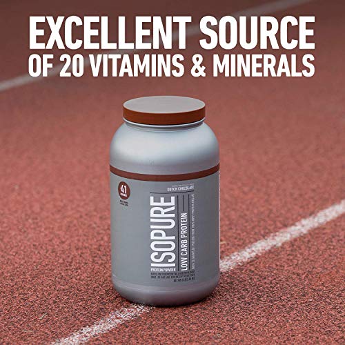 Isopure Protein Powder, Low Carb Whey Isolate with Vitamin C & Zinc for Immune Support Isopure uk supplements