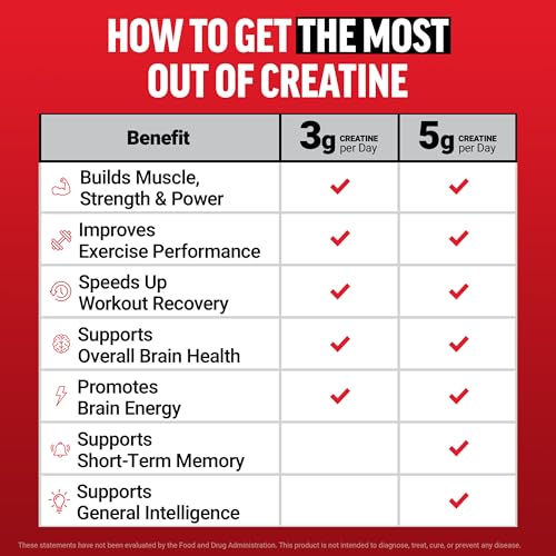 Force Factor Creatine Monohydrate Gummies, NSF Certified, 5g Dose for Men & Women to Support Muscle, Strength, Recovery, Cognitive Health & Memory, Packaging May Vary, Blue Raspberry, 150 Gummies Force Factor uk supplements