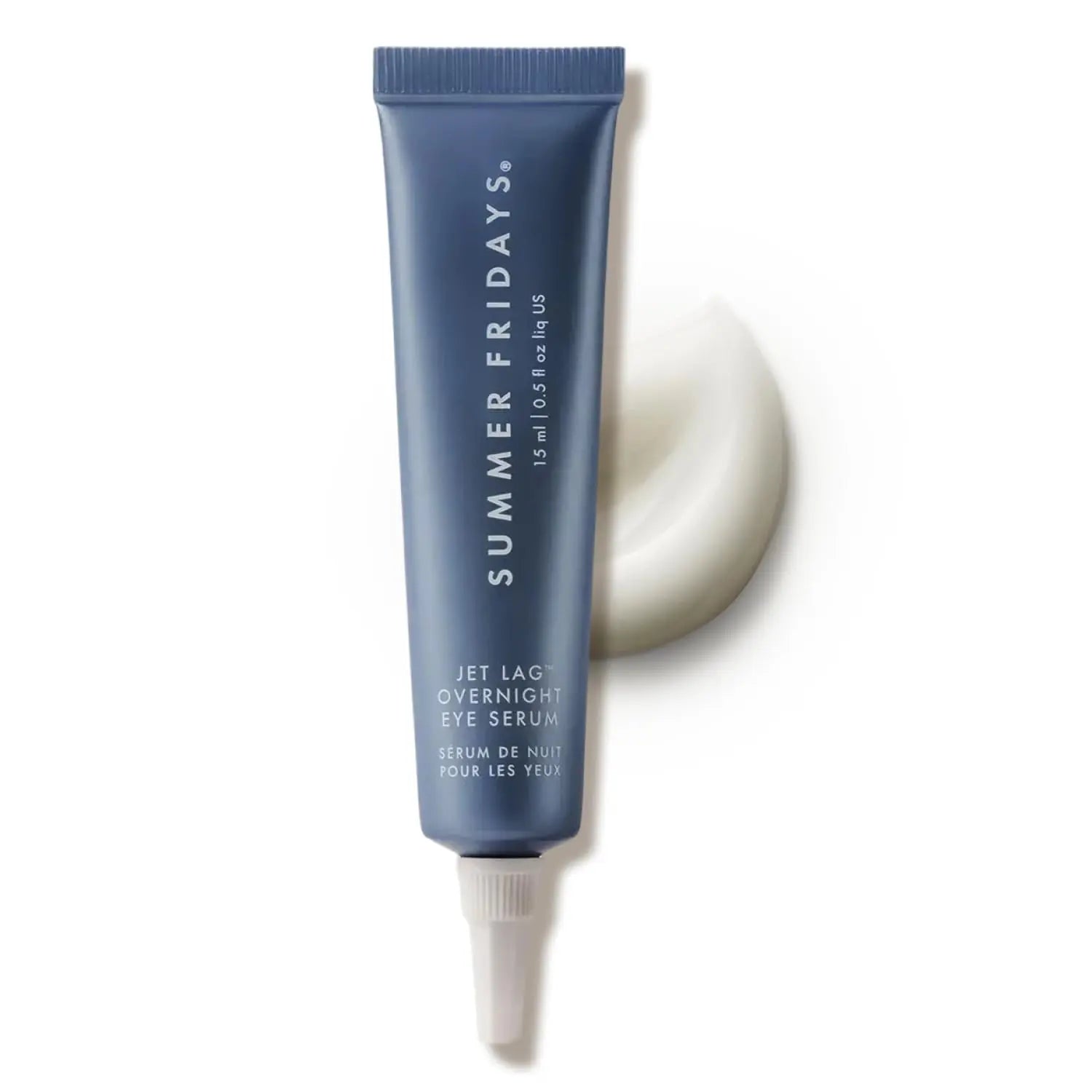Summer Fridays Jet Lag Overnight Eye Serum - Nourishing Undereye Treatment for Dark Circles - Helps to Hydrate, Smooth, Firm & Depuff - Enriched with Glycerin to Lock in Moisture (0.5 Fl Oz) Summer Fridays uk supplements