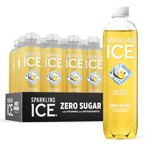 Sparkling Ice, Coconut Pineapple Sparkling Water, Zero Sugar Flavored Water, with Vitamin Sparkling ICE uk supplements