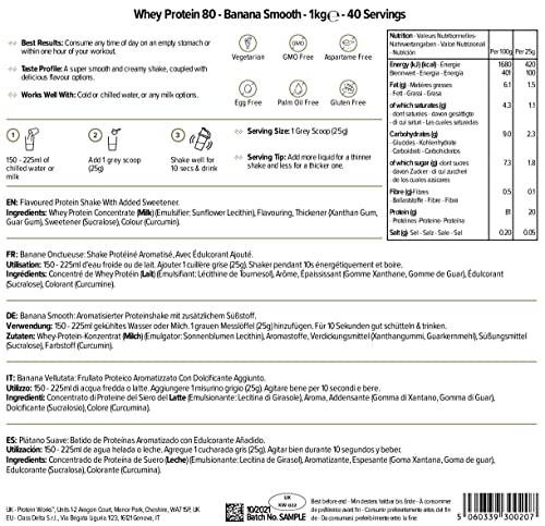 Protein Works - Whey Protein 80 Powder | Low Calorie Protein Shake | Whey Protein Shake Protein Works uk supplements