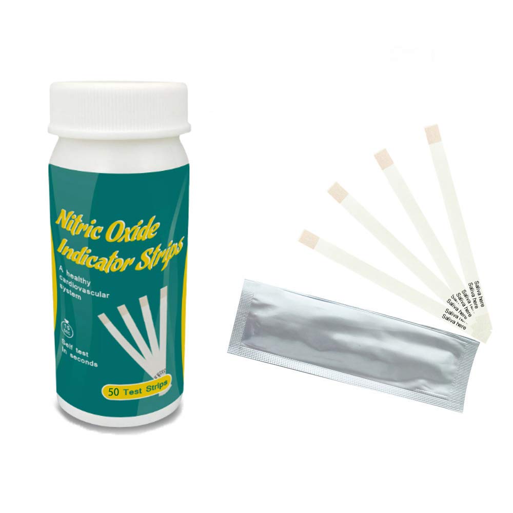 Nitric Oxide Test Strips [50strips]- Nitric Oxide Indicator Strips Work by Measuring The TONNYLAB uk supplements