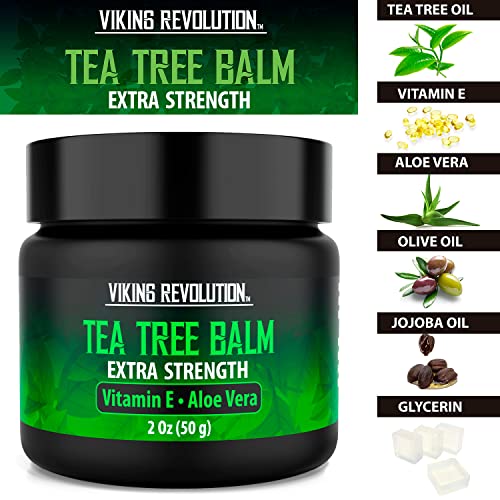 Viking Revolution Tea Tree Oil Cream - Super Balm Athletes Foot Cream - for Eczema Viking Revolution uk supplements