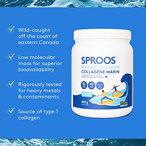 SPROOS - Marine Collagen - Beverage Powder - Hydrolised Collagen Peptides SPROOS uk supplements