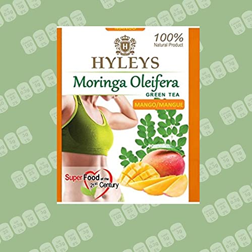 Hyleys Tea Moringa Oleifera with Mango Flavor - 25 Tea Bags (Miracle Tree Tea) HYLEYS uk supplements