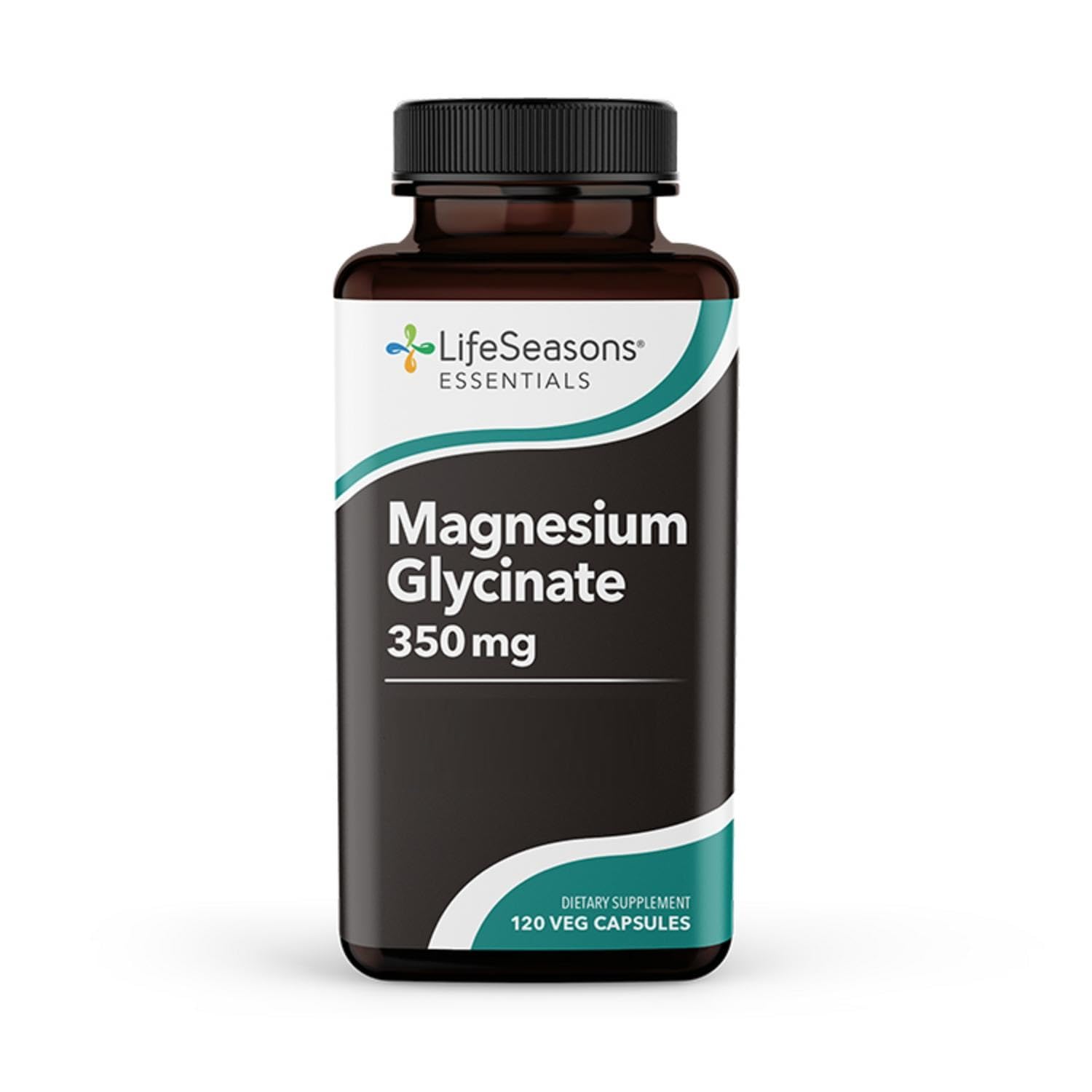 LifeSeasons Magnesium Glycinate 350 mg – Highly Absorbable Magnesium Supplement for Sleep Support, Calm Mood & Muscle Relaxation – Vegan, Gluten‑Free, 120 Vegetarian Capsules LifeSeasons uk supplements