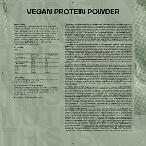 Bulk Vegan Protein Powder, Chocolate Mint, 2.5 kg, Packaging May Vary Bulk uk supplements
