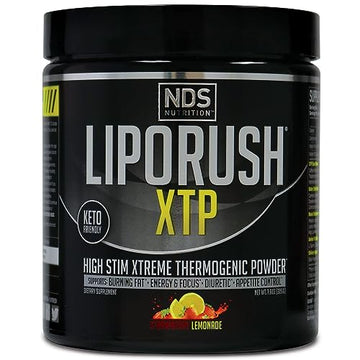 LIPORUSH NDS Nutrition XTP Thermogenic Fat Burner with L-Carnitine - Energy, Focus LIPORUSH uk supplements
