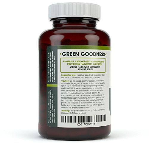 Green Tea Extract 98% Standardized with EGCG | Healthy Weight Support, Metabolism Natures Wellness uk supplements