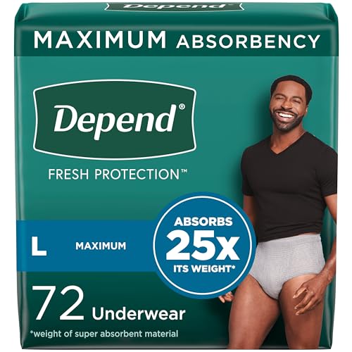 Depend Fresh Protection Adult Incontinence Underwear for Men Depend uk supplements