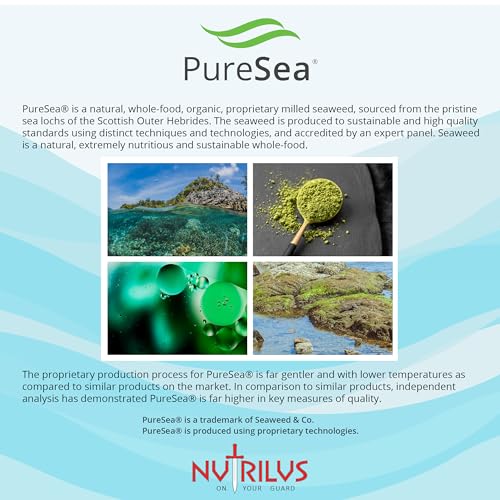 Marine Collagen Complex 60 Capsules 500mg with PureSea Seaweed Providing Iodine Nutrilus uk supplements