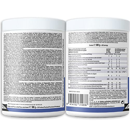 Weider Collagen Plus. Powder Preparation with Collagen peptides (Peptan), hyaluronic Acid Weider uk supplements