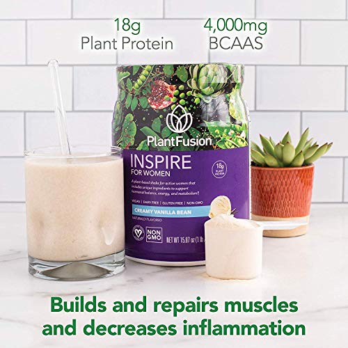 PlantFusion Inspire Plant Protein Powder for Women - Low Carb Protein Powder for Lean PlantFusion uk supplements