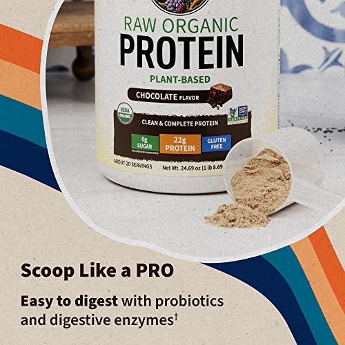 Garden of Life Vegan Protein Powder - 22g Raw Plant Protein, BCAAs, Probiotics Garden of Life uk supplements