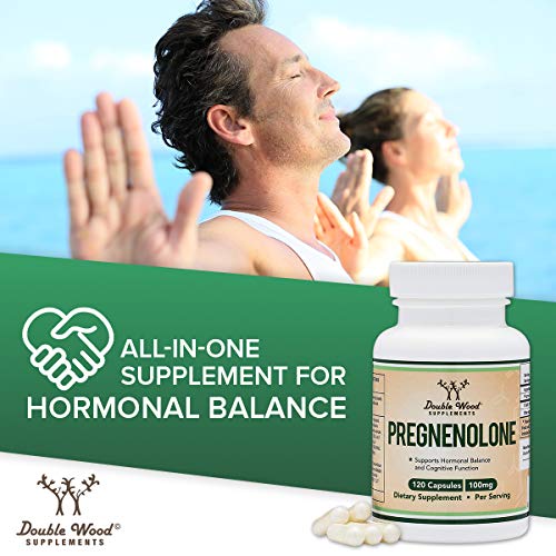 Pregnenolone 100mg per Serving (Converted to Progesterone to Boost Progesterone Double Wood Supplements uk supplements