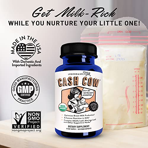 Legendairy Milk Cash Cow Lactation Supplement, Moringa, Alfalfa, and Goat's Rue Legendairy Milk uk supplements