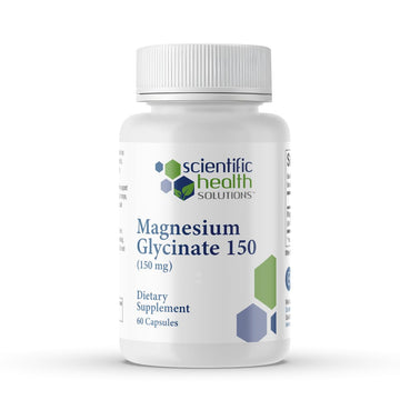 Scientific Health Solutions Magnesium Glycinate 150 mg – High‑Absorption Magnesium for Heart, Bone & Muscle Health – Supports Leg Cramps & Cardiovascular Function – Gentle on Stomach, Vegan, 60 Count Scientific Health Solutions uk supplements