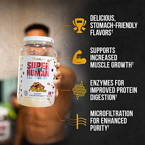 ALPHA LION Superhuman Whey Protein Powder, Great Tasting Pure Whey Protein Isolate ALPHA LION uk supplements