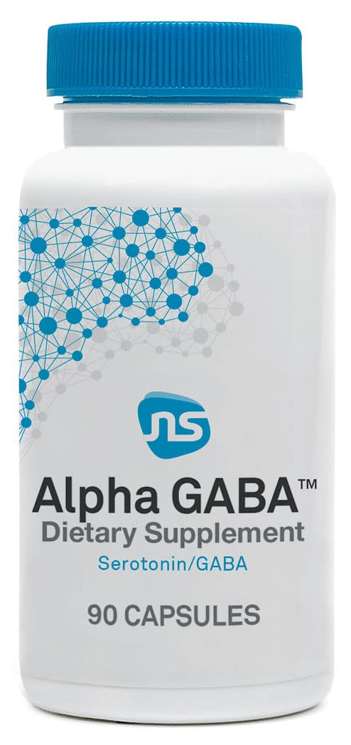 Neuroscience Alpha GABA Supplements - Mood Support Capsules with GABA & L-Theanine - Calming Supplements for Adults for Day or Night Anxiousness (90 ct) NeuroScience uk supplements