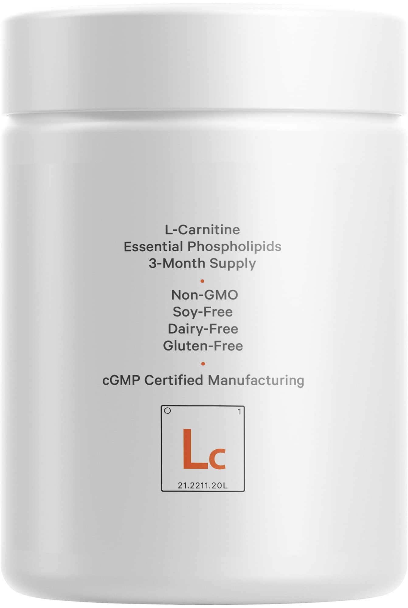 Codeage Liposomal L-Carnitine+ Supplement - 500 mg L-Carnitine L-Tartrate per Serving - Free-Form Amino Acid - Carnitine - Liposomal Delivery - Vegan, Non-GMO, Gluten-Free - 90 Capsules Codeage uk supplements
