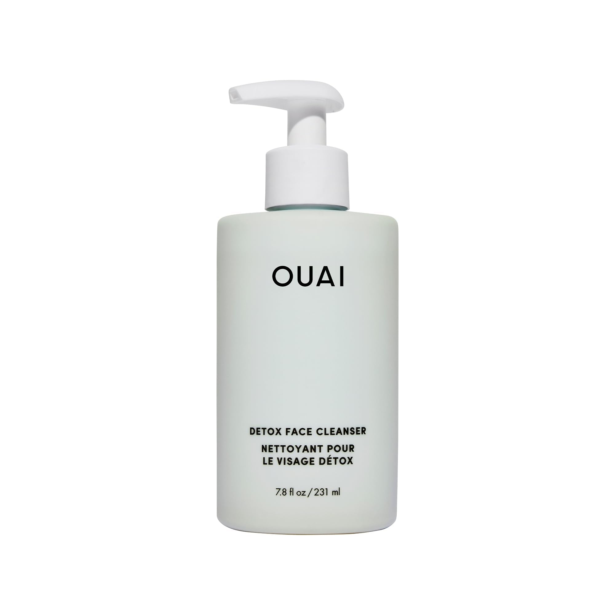 OUAI Detox Facial Cleanser - Deep Cleansing Face Wash with Glycolic Acid, Niacinamide & PHA - Removes Sweat, Dirt & Oil Without Drying - Gentle Face Cleanser for Post-Workout (7.8 Fl Oz) OUAI uk supplements
