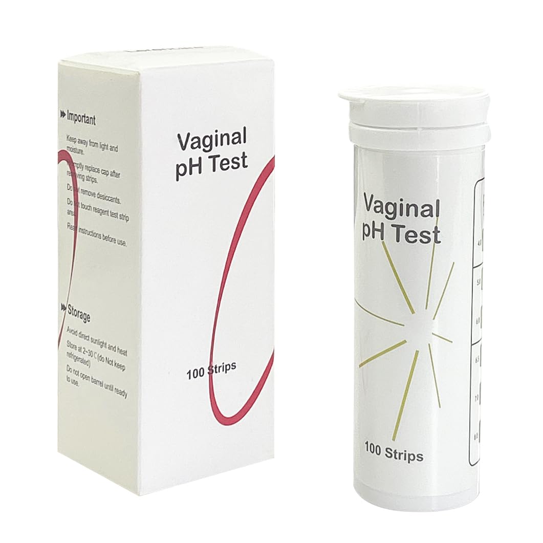 Vaginal pH Test -100 Strips BV Test Kit at Home for Women Feminine pH Test, Value Pack Monitor My Store uk supplements