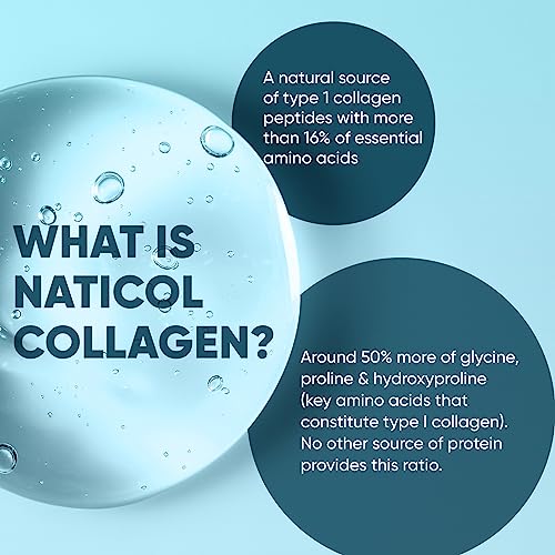 Marine Collagen Capsules 1455mg - Naticol Type 1 Collagen Supplements for Women & Men maxmedix uk supplements