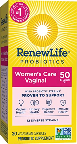 Renew Life Women's Probiotic Capsules, 50 Billion CFU Guaranteed, Supports pH Balance Renew Life uk supplements