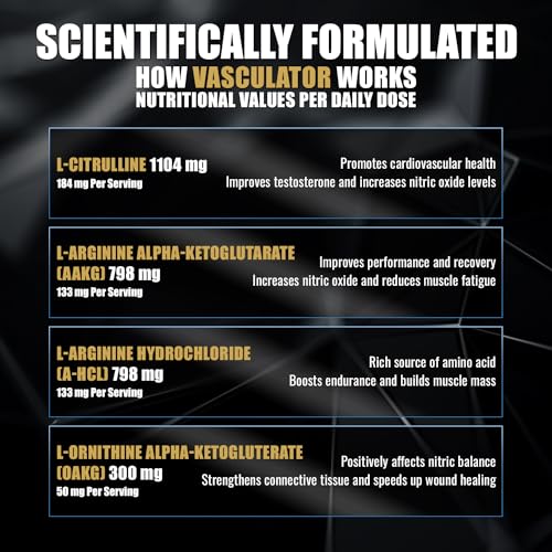 LA Muscle - Vasculator - The ONLY Gym Pump NO2 Formula with The 4 Best, Proven Pharma LA Muscle uk supplements