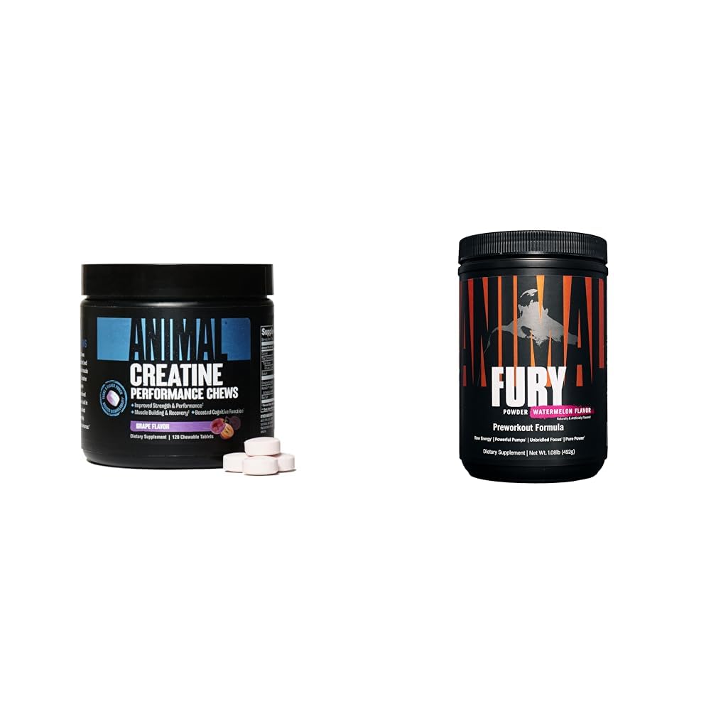 Animal Creatine Chews Tablets - Enhanced Creatine Monohydrate with AstraGin Animal uk supplements