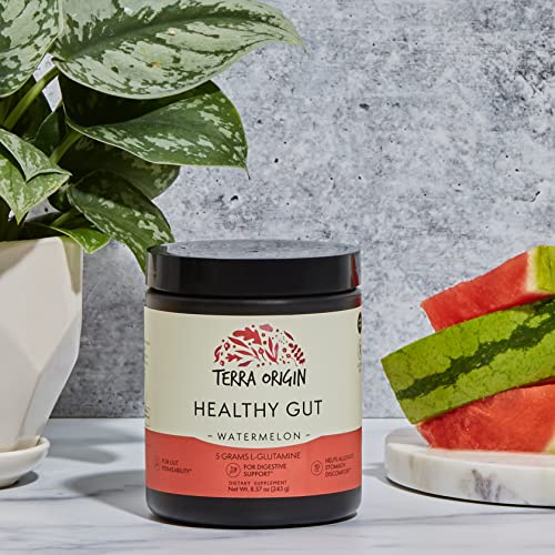 TERRA ORIGIN Healthy Gut Watermelon | 30-Servings with L-Glutamine, Zinc TERRA ORIGIN uk supplements