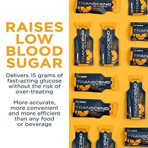 Transcend Glucose Gel Packs - Orange, 60 Pack (1.1oz Each) - FSA/HSA Transcend uk supplements