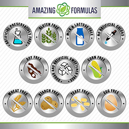 Amazing Formulas L-Carnitine Fumarate 1000Mg 120 Tablets Supplement | Amino Acid Amazing Nutrition uk supplements
