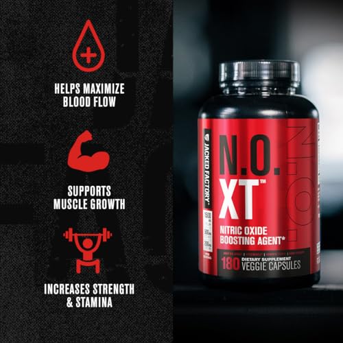 Jacked Factory N.O. XT Nitric Oxide Supplement with Nitrosigine L Arginine, L Citrulline Jacked Factory uk supplements