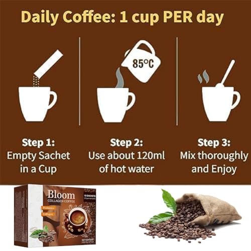 Bloom Collagen Coffee, Collagen Coffee from Japan, Bloom Coffee Collagen HOPASRISEE uk supplements