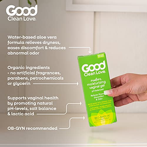 Good Clean Love Restore Moisturizing Vaginal Gel, pH-Balanced, Water-Based with Aloe Vera & Lactic Acid Good Clean Love uk supplements