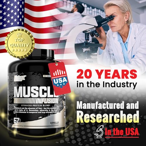 Nutrex Research Whey Protein Powder, Vanilla Muscle Infusion Whey Isolate w/EAA Nutrex Research uk supplements