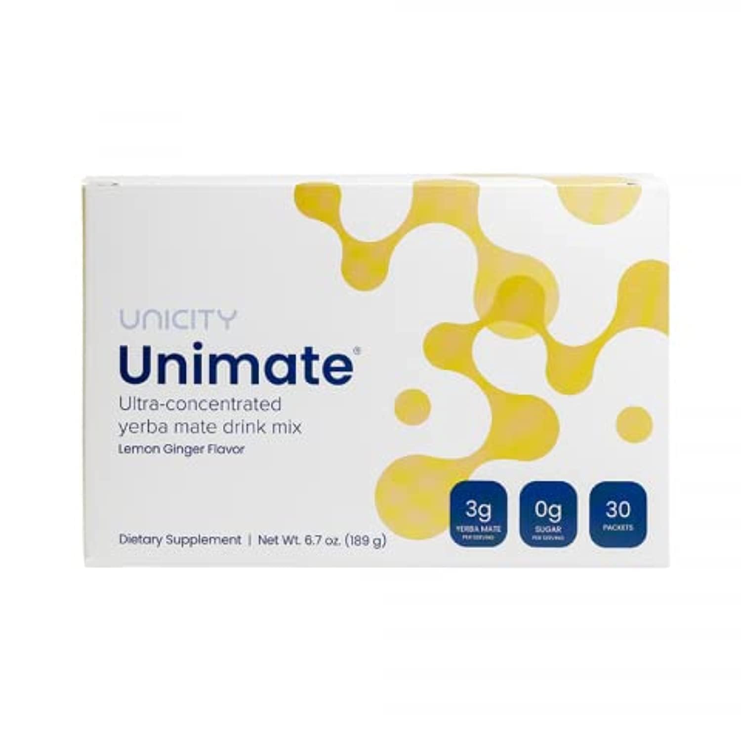 Unicity UNIMATE (Lemon Ginger, 30 Pouches) Unicity uk supplements