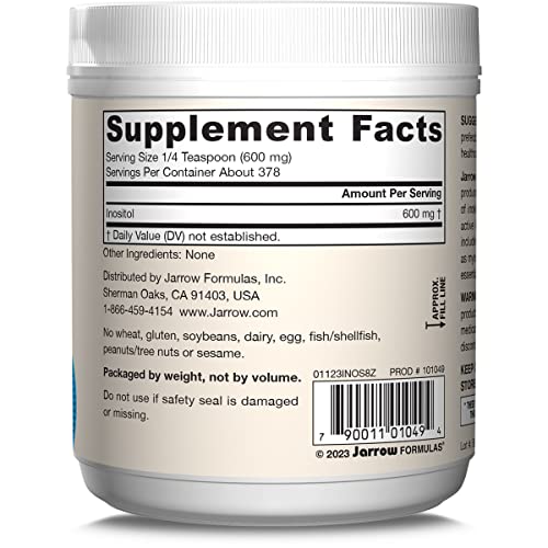 Jarrow Formulas Inositol 600 mg, Dietary Supplement for Cellular Health Support, 8 oz Jarrow Formulas uk supplements