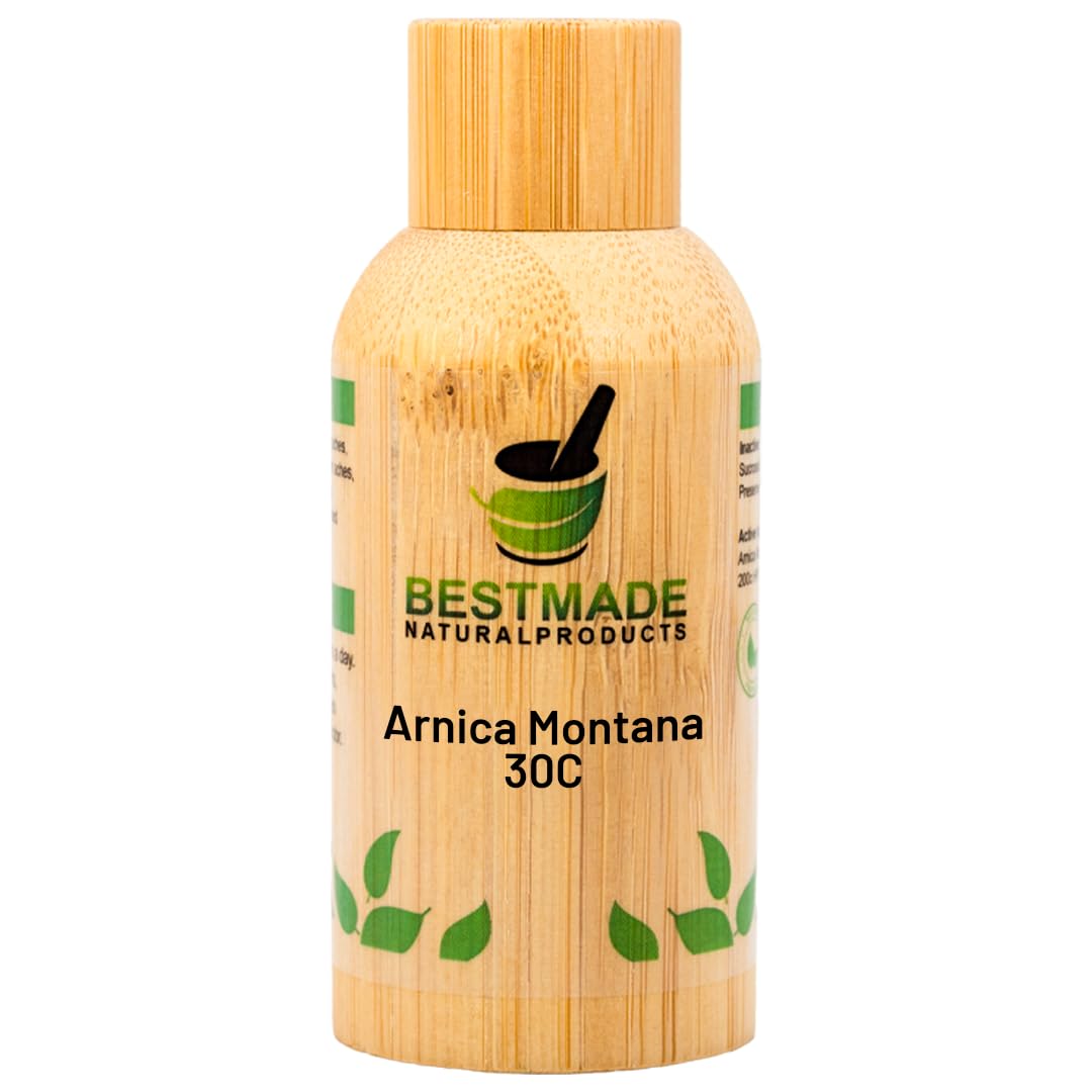 Bestmade Natural Products Arnica Montana 30C - Muscle Recovery, Soreness Relief, Pain Aid, and Holistic Wellness Support, 140 Pellets Bestmade Naturalproducts.com uk supplements