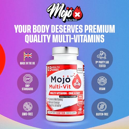 𝗠𝗢𝗝𝗢™ 𝗠𝘂𝗹𝘁𝗶-𝗩𝗜𝗧 - 𝟭𝟮𝟬𝘅 '𝗢𝗻𝗲 𝗮 𝗗𝗮𝘆' 𝗠𝘂𝗹𝘁𝗶-𝗩𝗶𝘁𝗮𝗺𝗶𝗻 & Minerals for Women Men - Enhance Mojo uk supplements