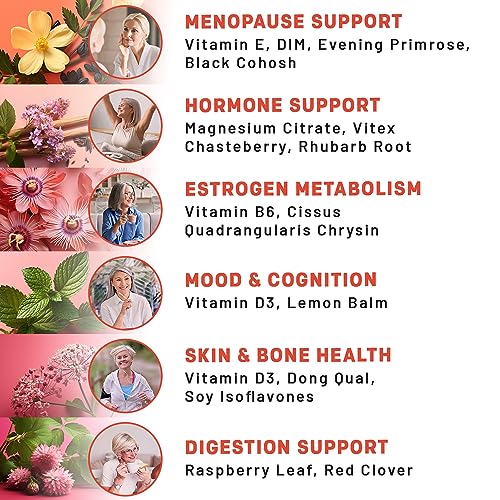 20-in-1 Menopause Supplements for Women - Dim Supplement Women - Estrogen Supplement PrimeMD uk supplements