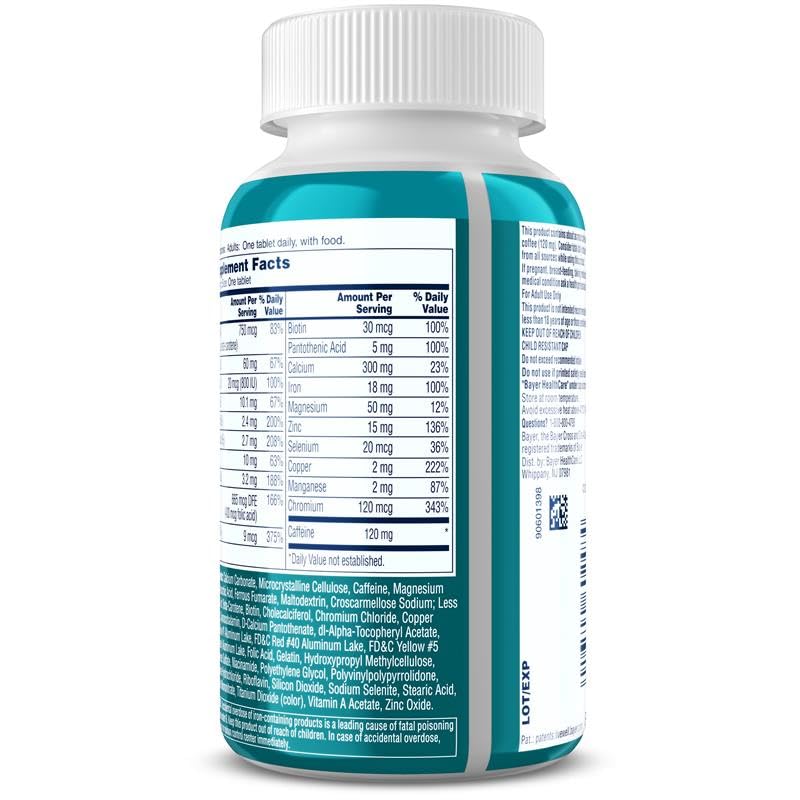 One A Day Women's Active Metabolism Daily Essential, Multivitamin for Women, Metabolism Support, Vitamins for Women with All 8 B-Vitamins, Vitamin D, Magnesium & More,120 Count ONE A DAY uk supplements