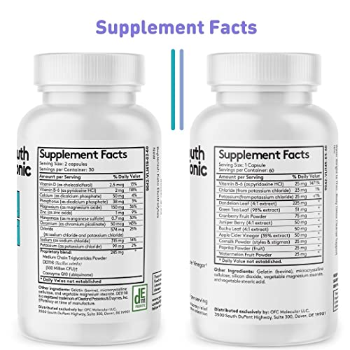 Water Weight Pills for Thin Waistline Belly Bloating Swelling & Temporary Water Retention Youth & Tonic uk supplements